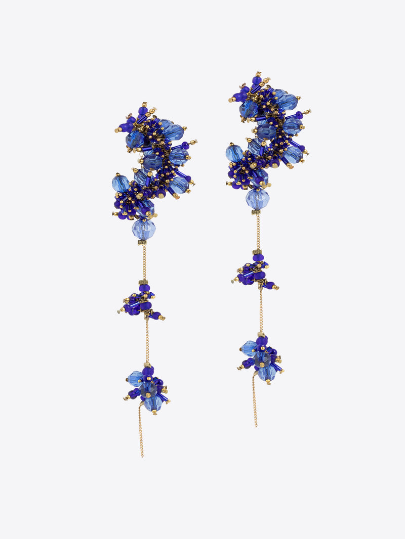 Embroidered earrings