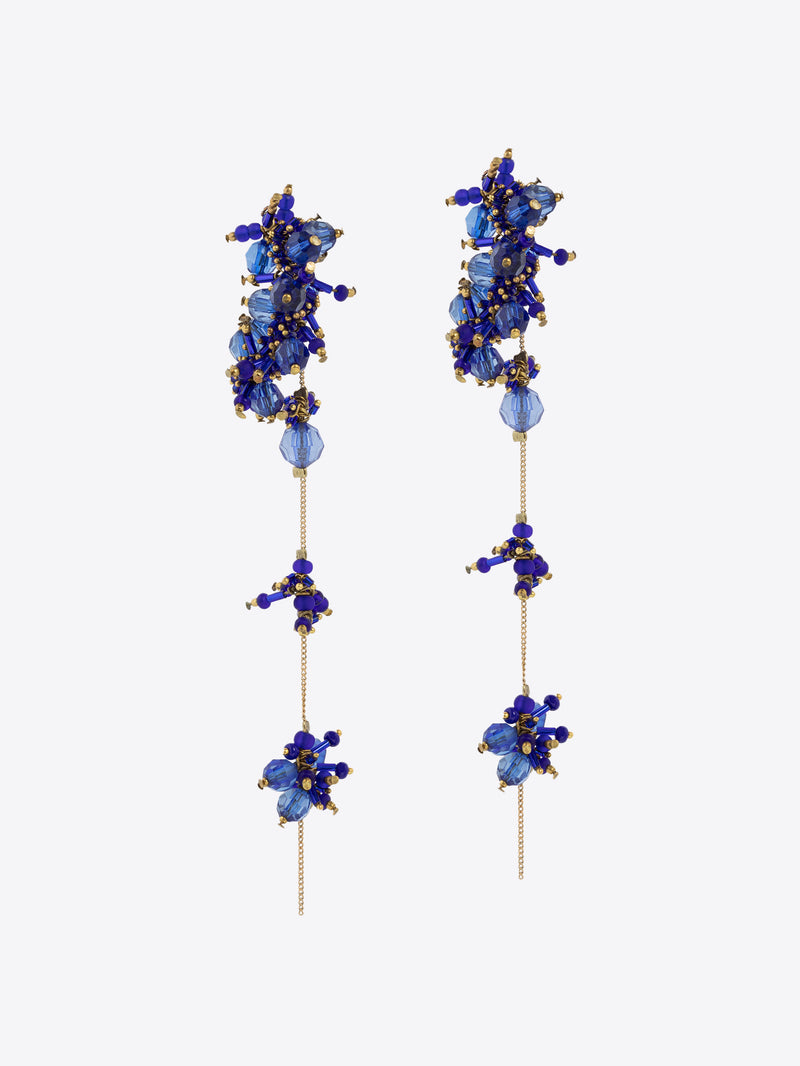 Embroidered earrings