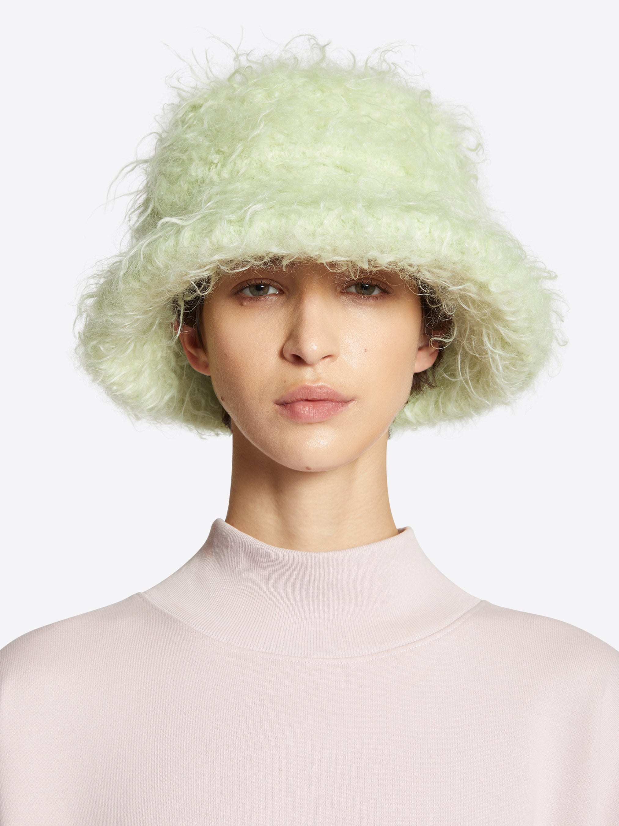 Faux fur bucket hat - Autumn-Winter Women | Dries Van Noten