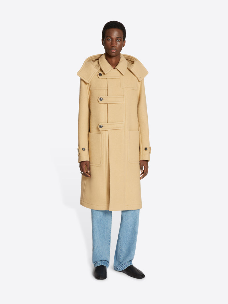 Wool duffle coat