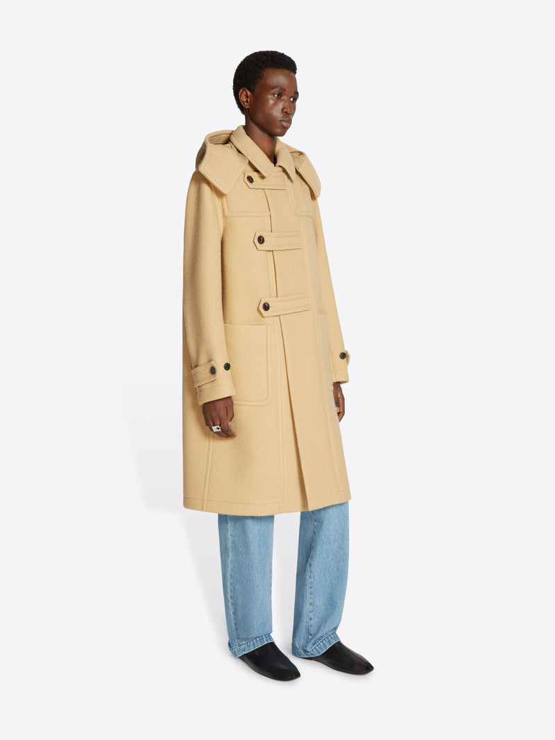 Wool duffle coat