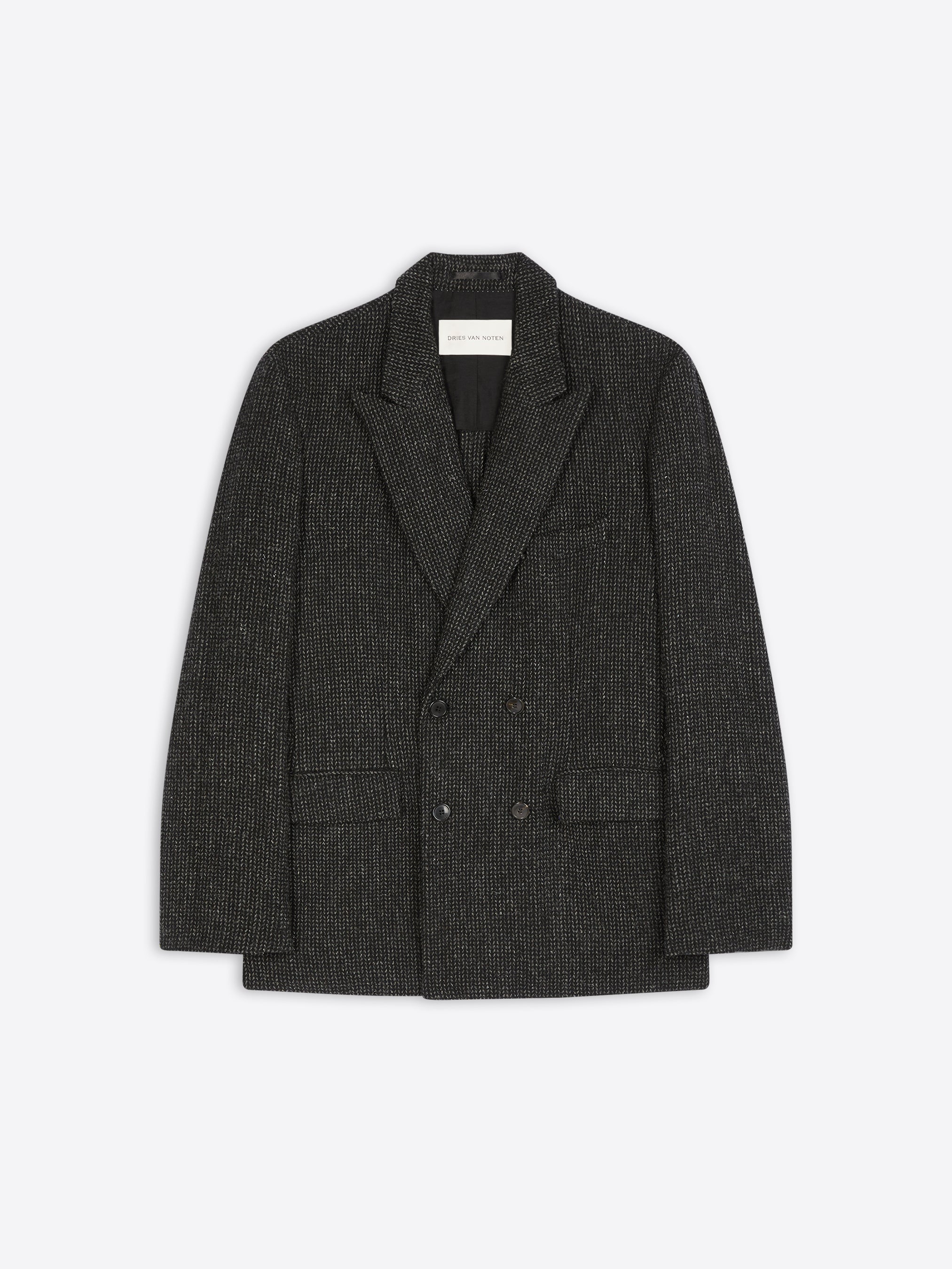 Wool tweed blazer - Autumn-Winter Men | Dries Van Noten