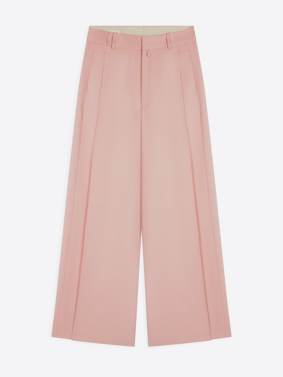 Wide pleated pants