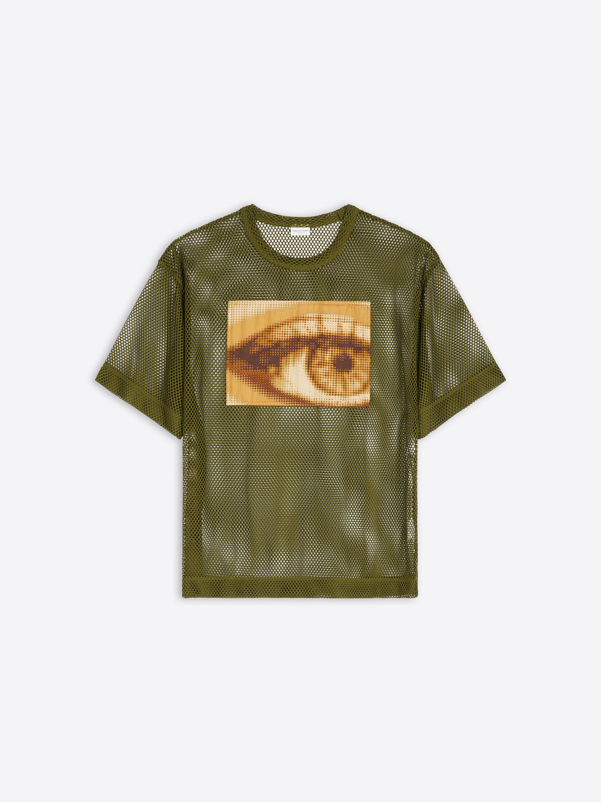 Patch mesh tee - Autumn-Winter Men | Dries Van Noten