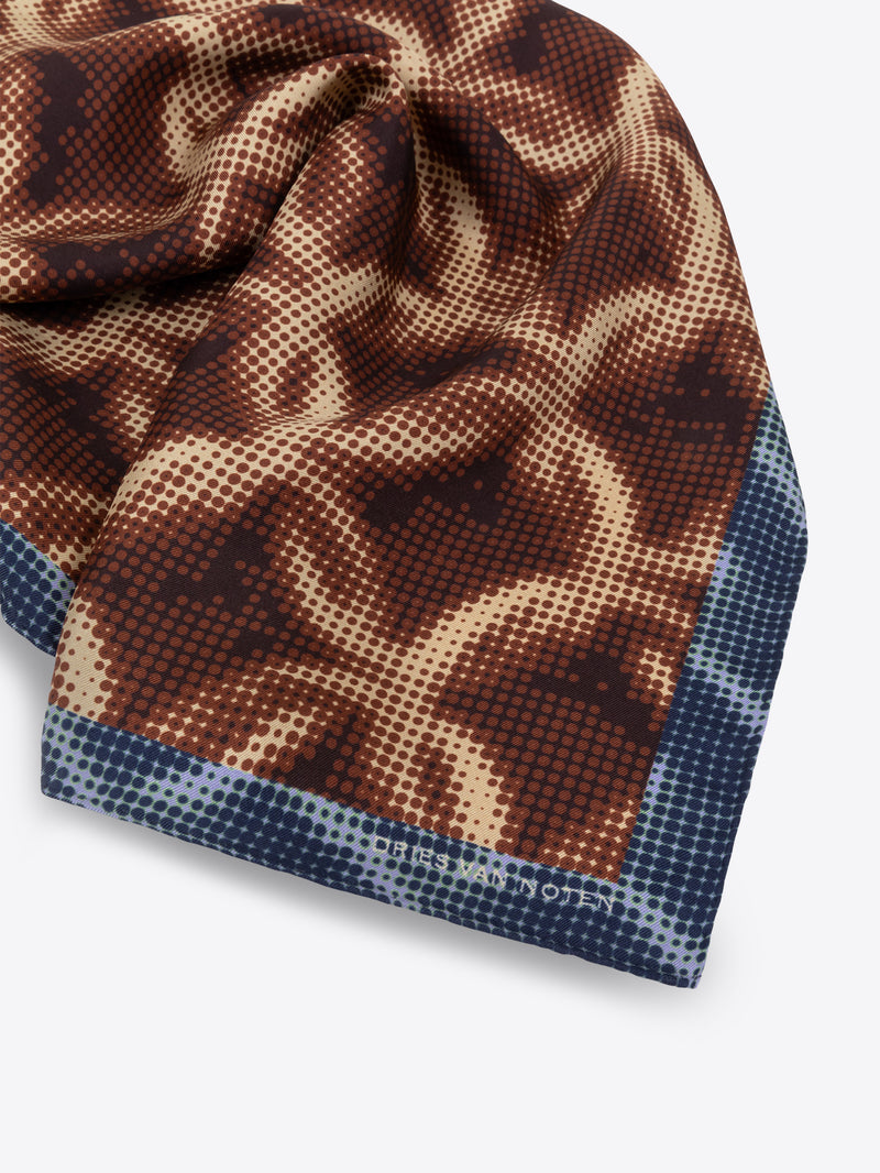 Silk square scarf