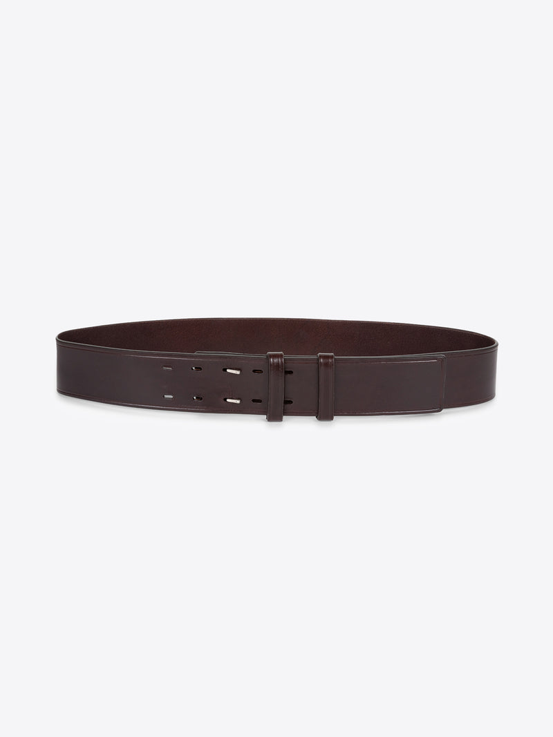 Leather belt