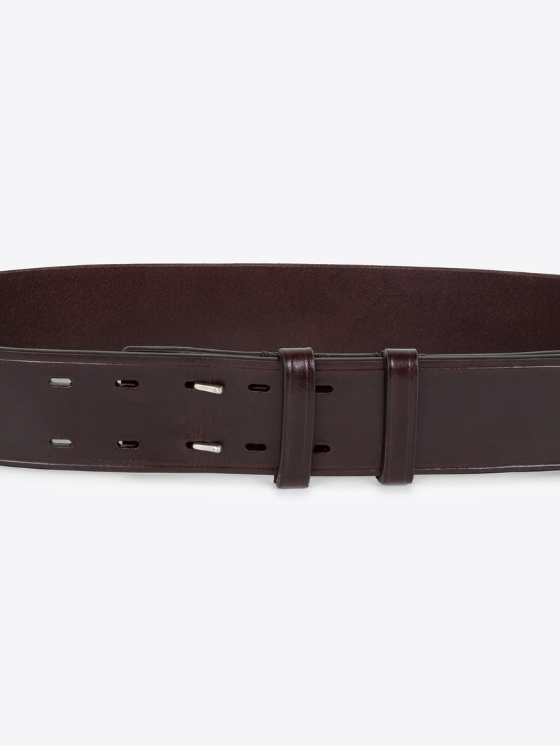 Leather belt