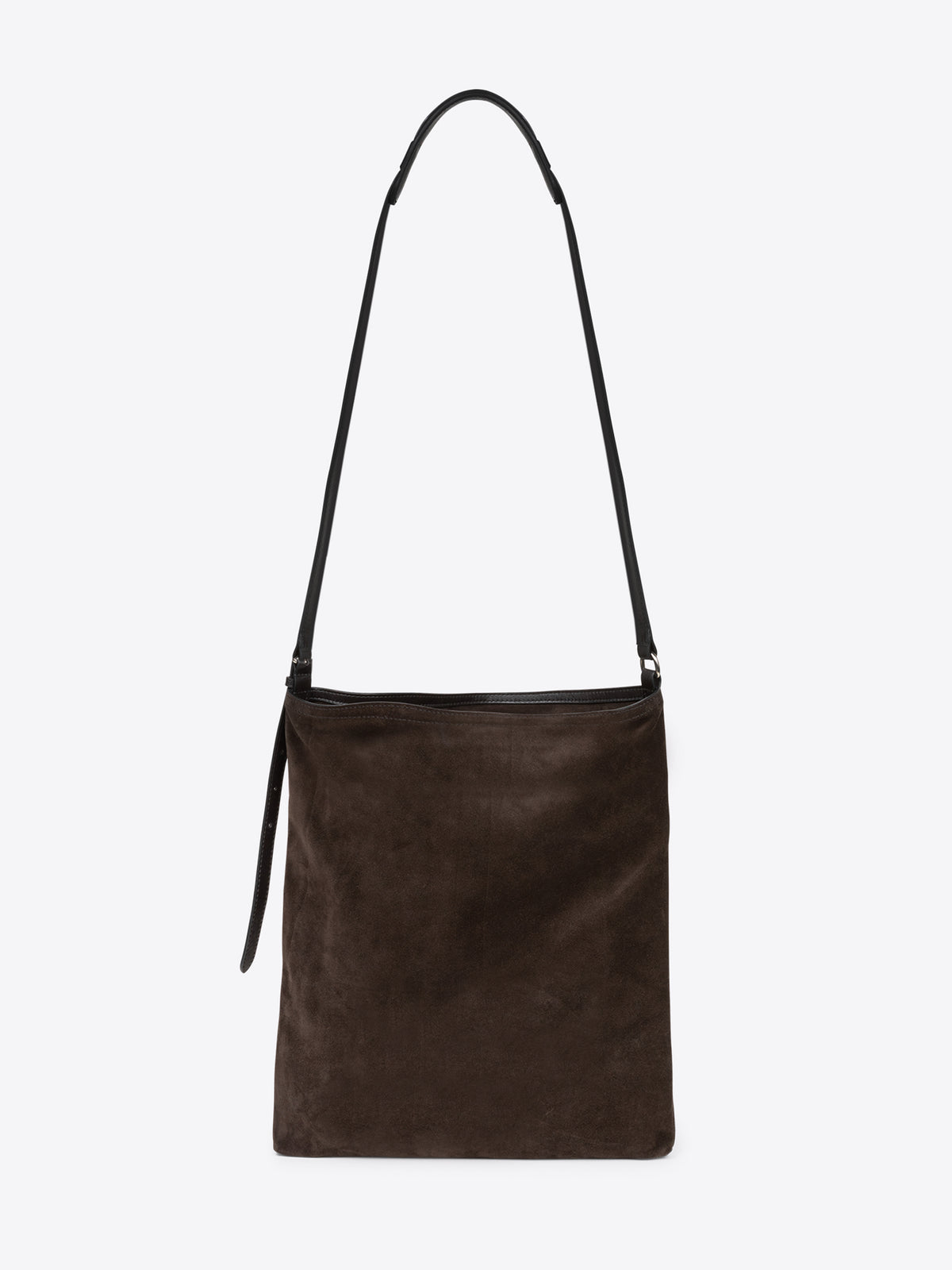 Suede tote bag