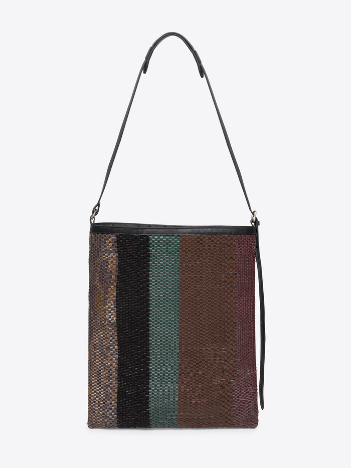 Hand woven tote bag