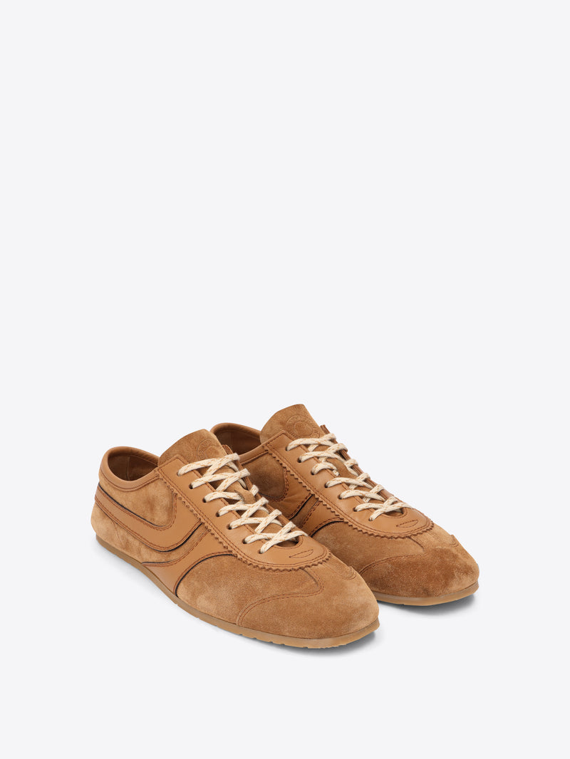 Suede sneakers