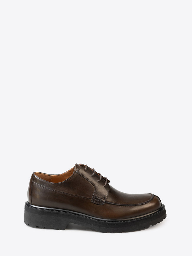 Leather derby shoes