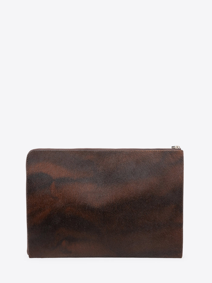 Leather laptop case