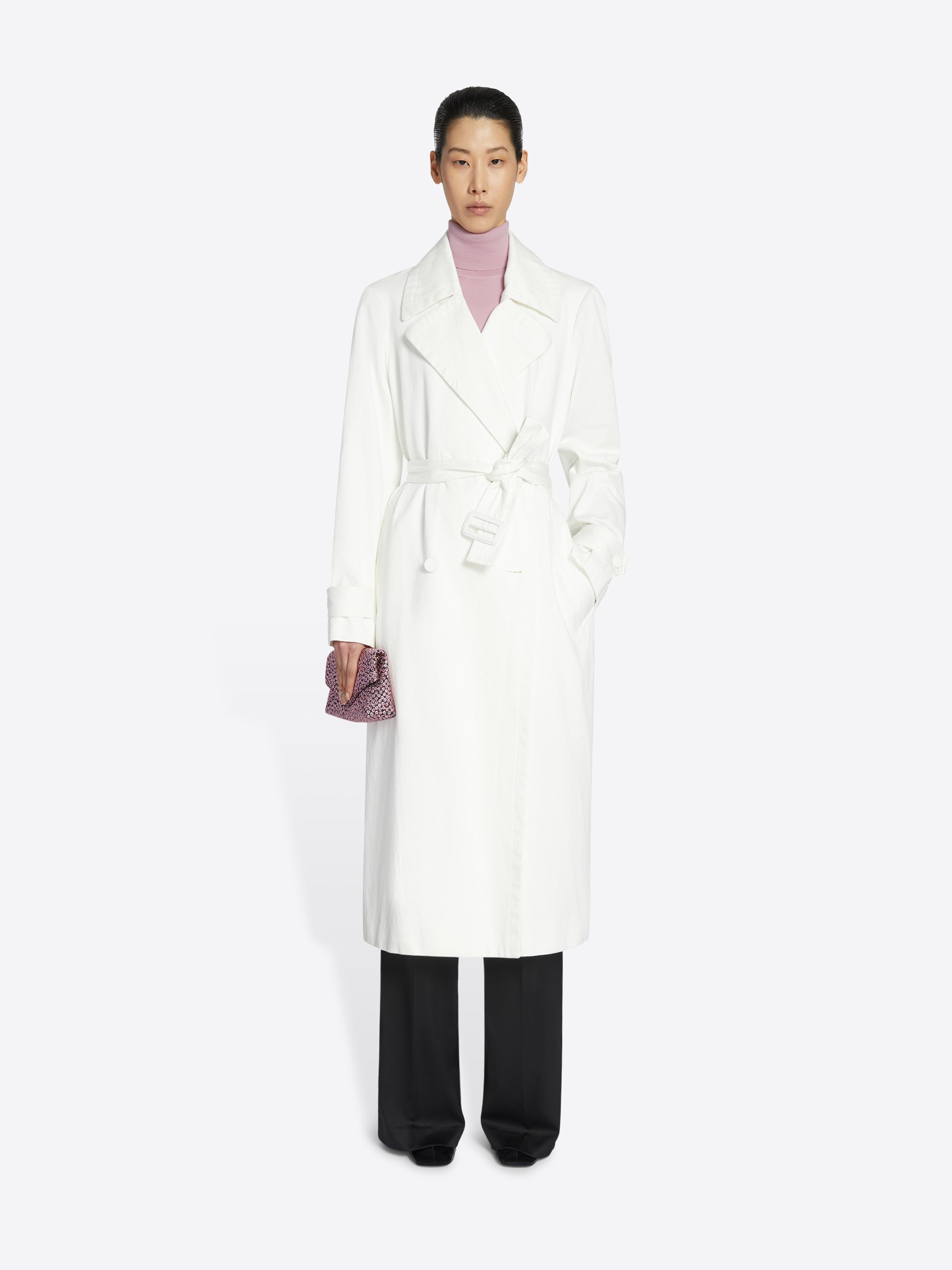 Cotton mac coat sale