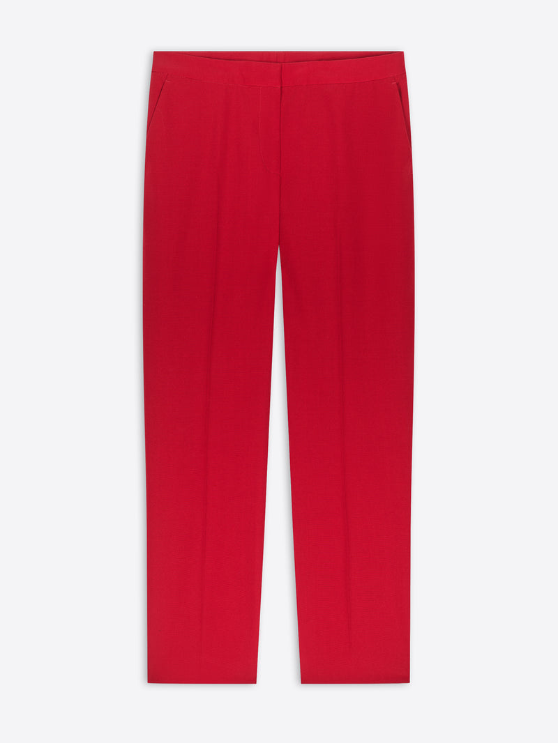 Fitted wool pants