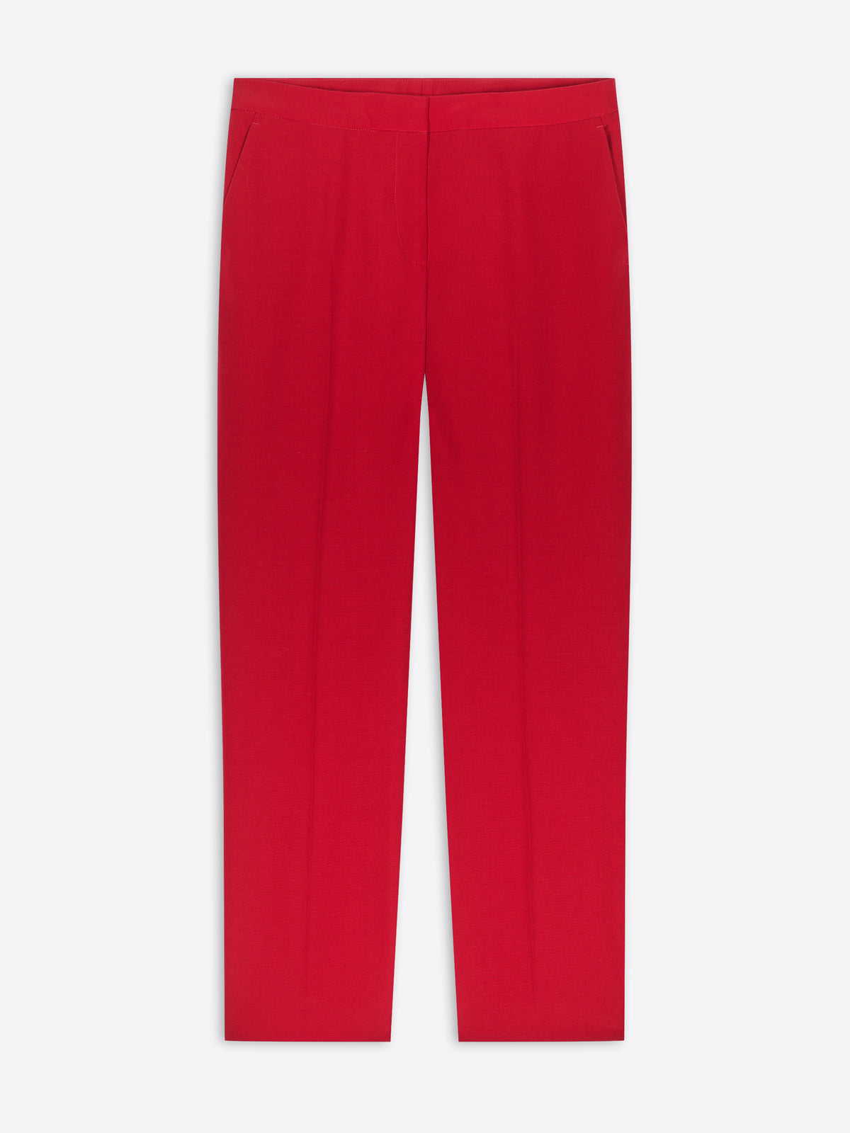 Fitted wool pants