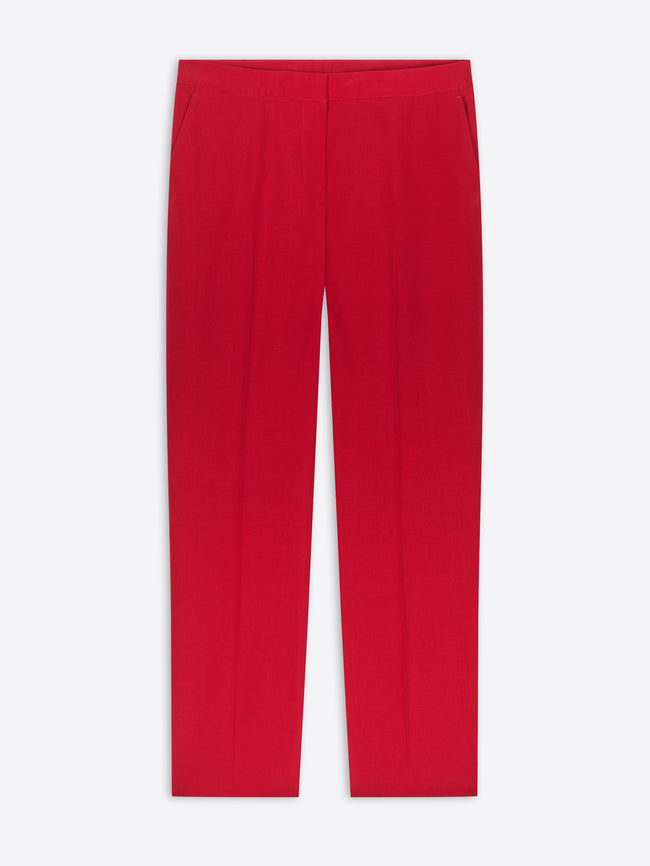 Fitted wool pants