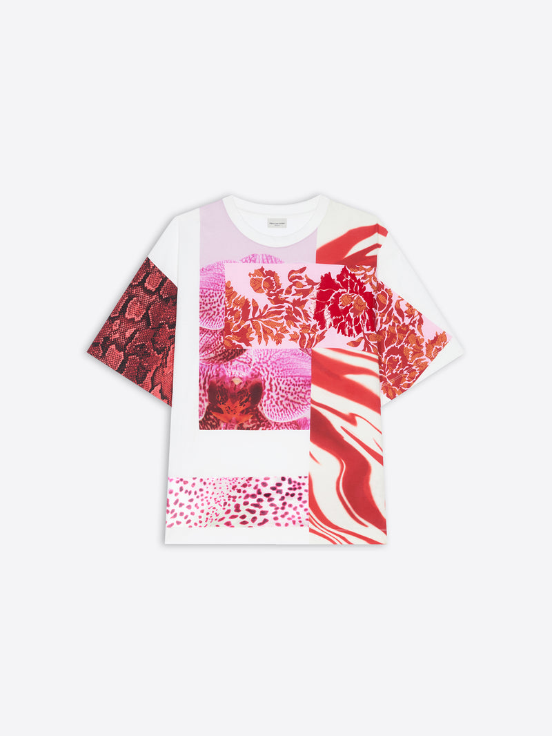 Printed cotton tee