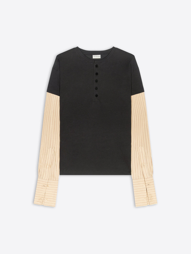 Contrast sleeves tee