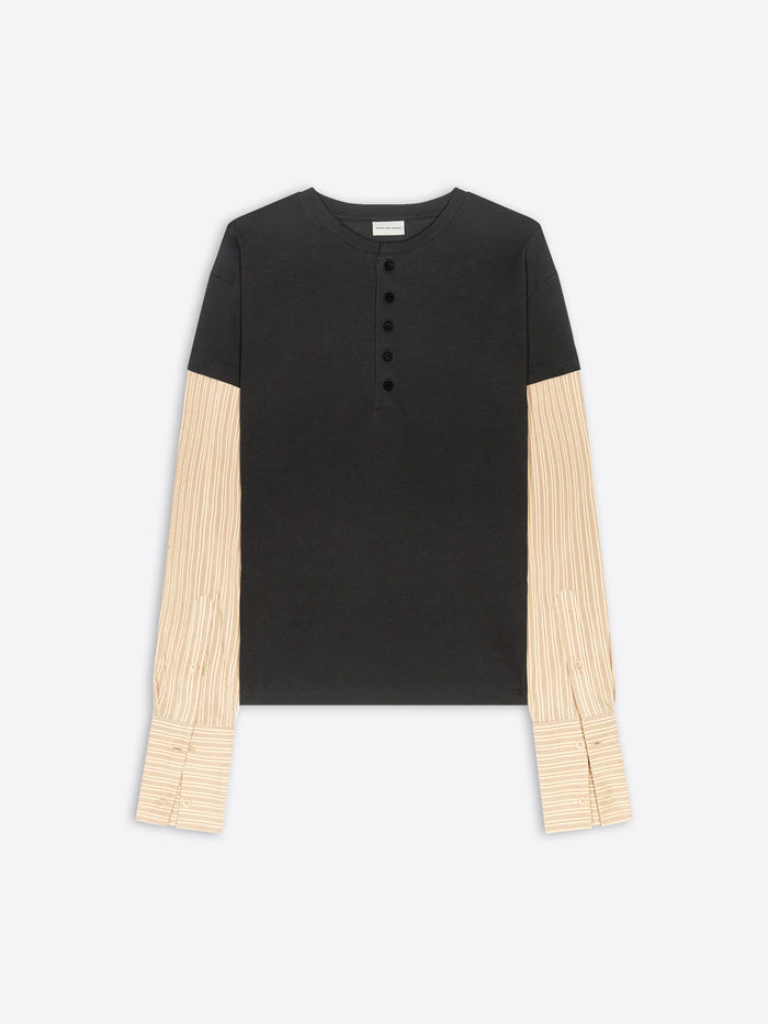 Contrast sleeves tee