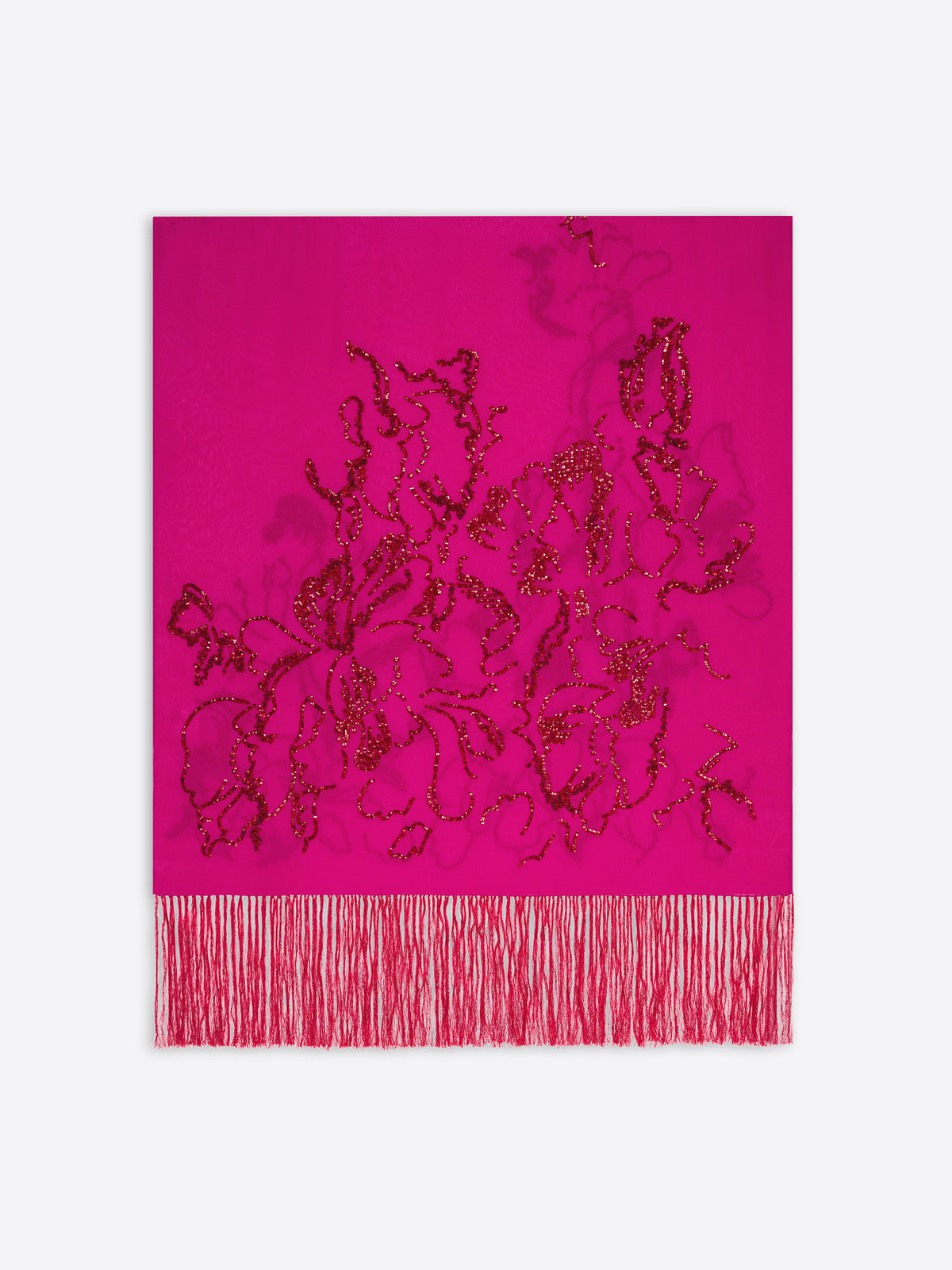 Embroidered scarf