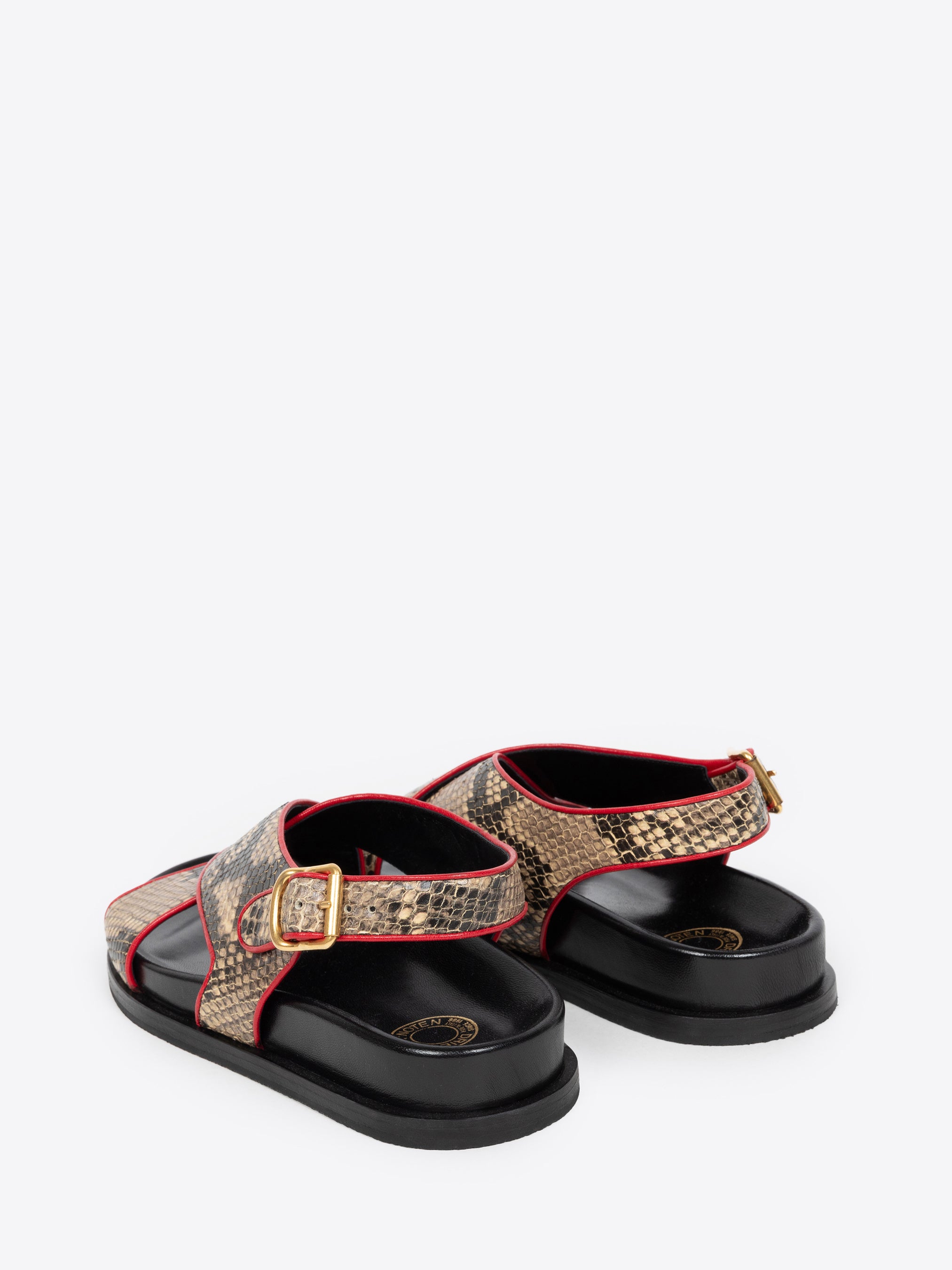Snake print sandals - Spring-Summer Women | Dries Van Noten