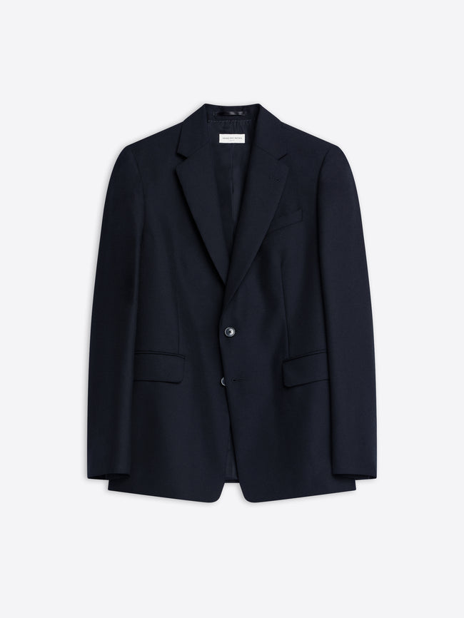 Slim fit wool blazer