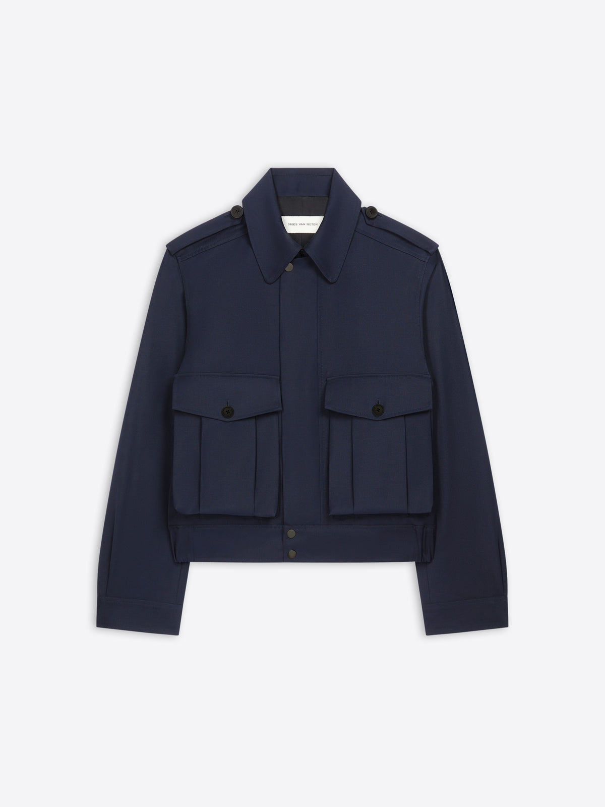 Wool gabardine jacket