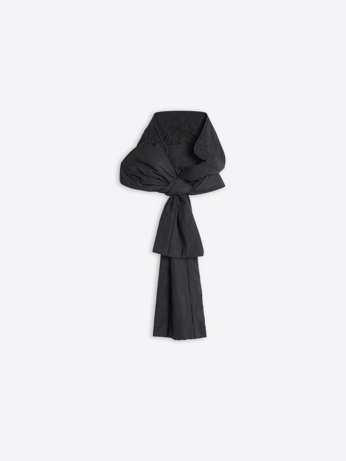 Hooded cotton scarf