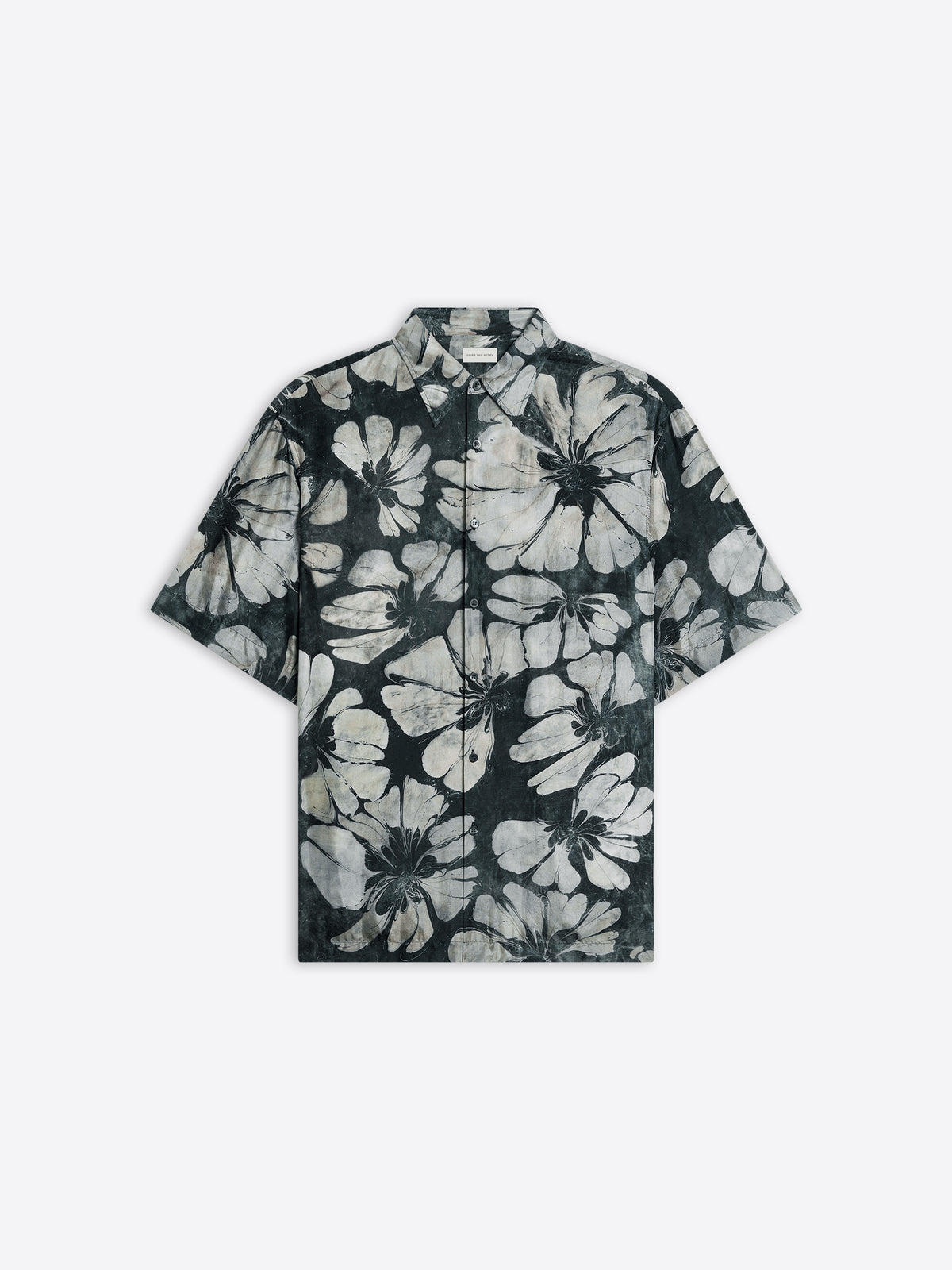 Silk short sleeve shirt