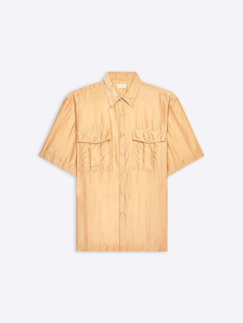 Silk short sleeve shirt