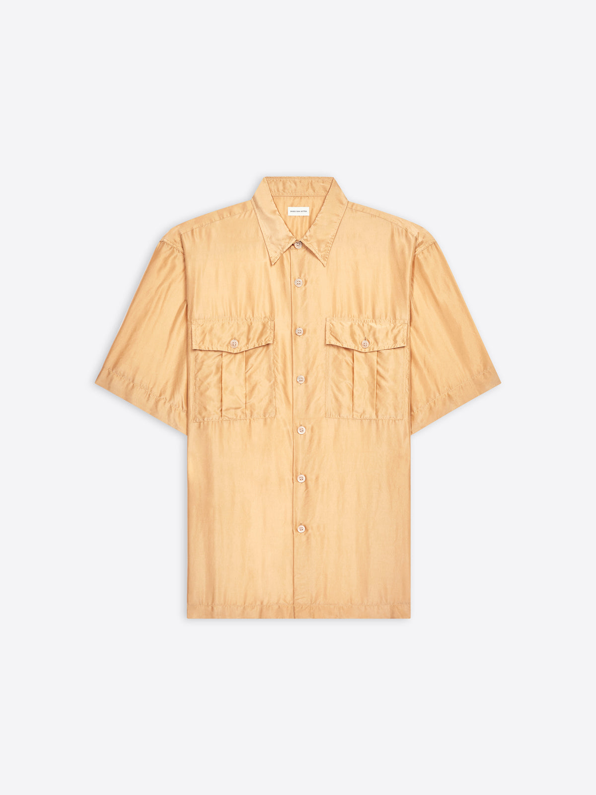 Silk short sleeve shirt