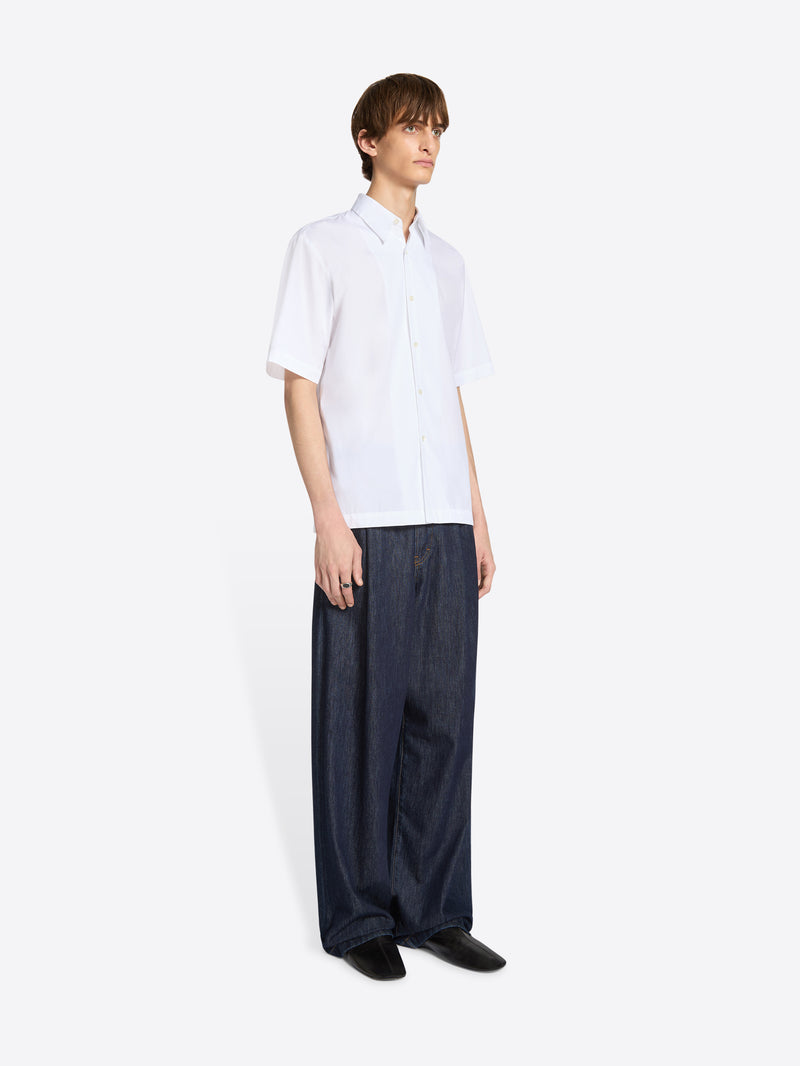 Pleated jeans