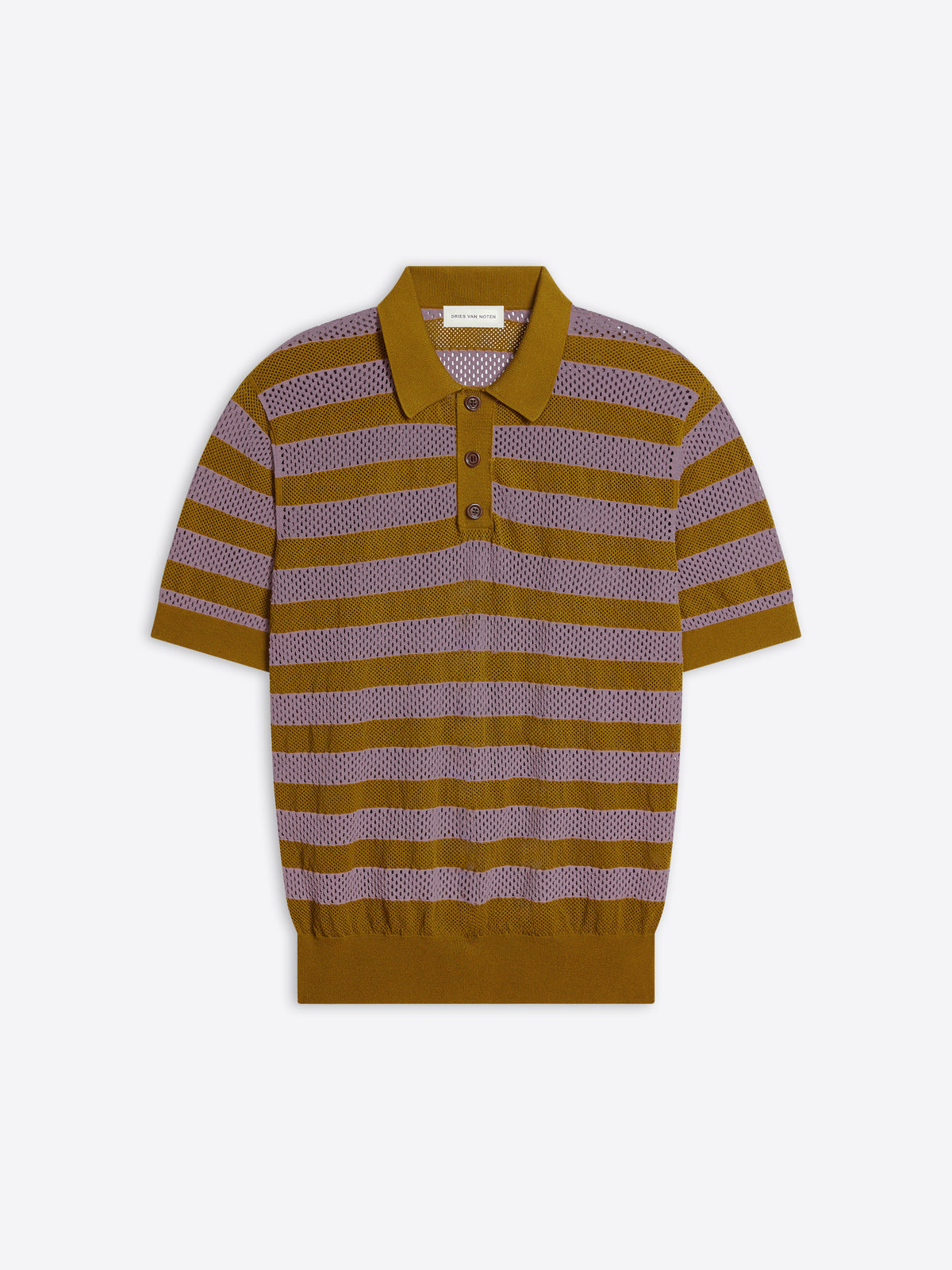 Striped polo shirt