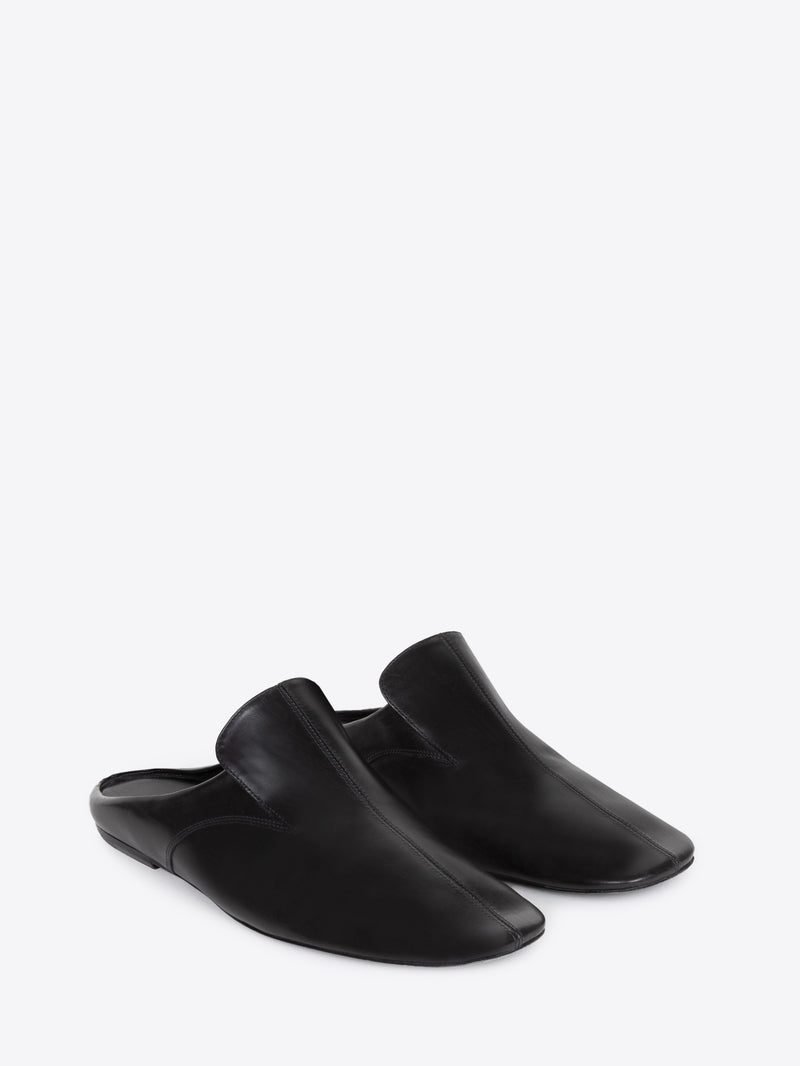 Leather mules