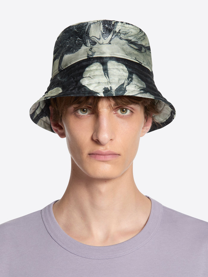 Printed bucket hat