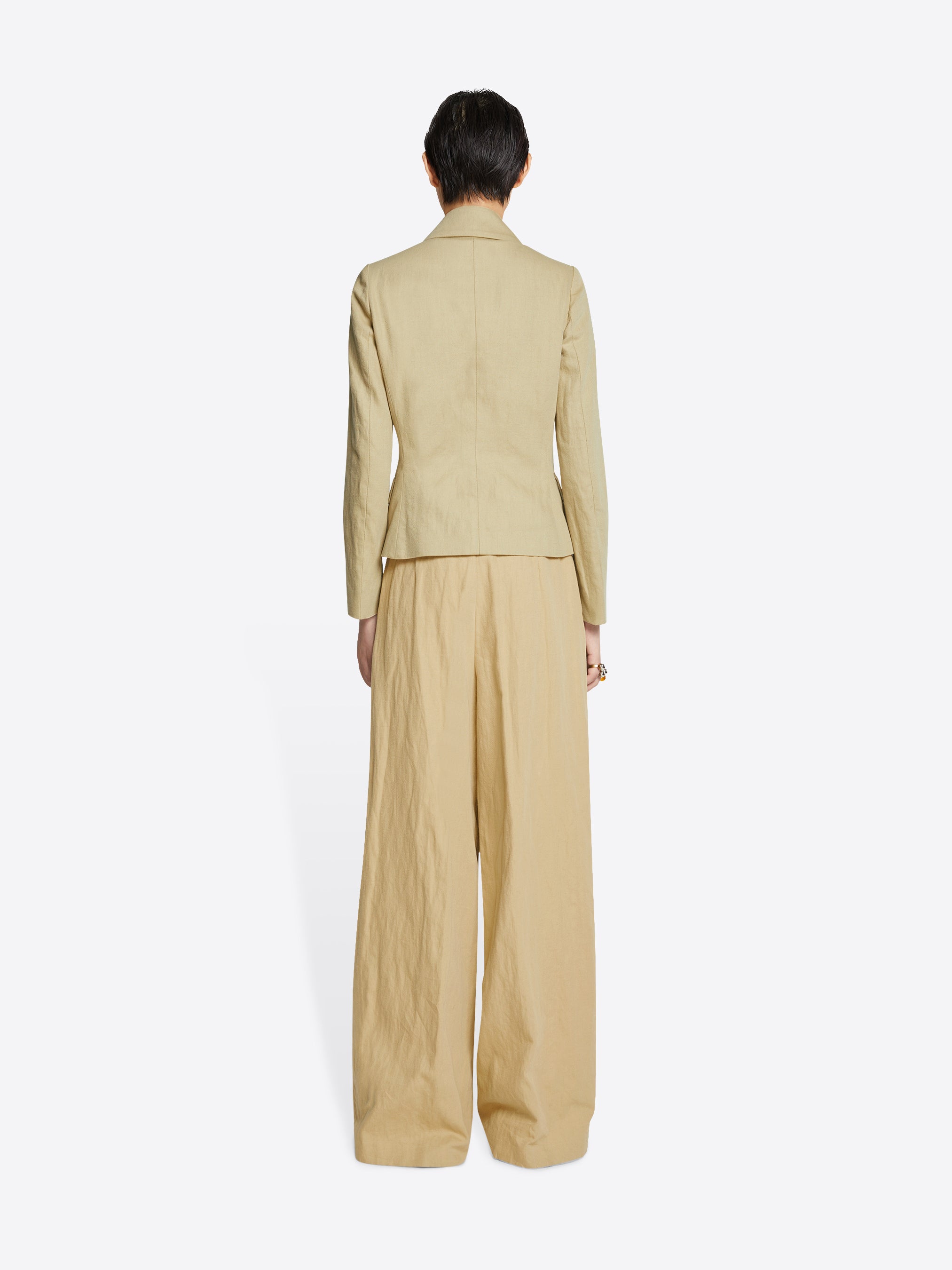 Fitted linen jacket - Spring Summer Women | Dries Van Noten