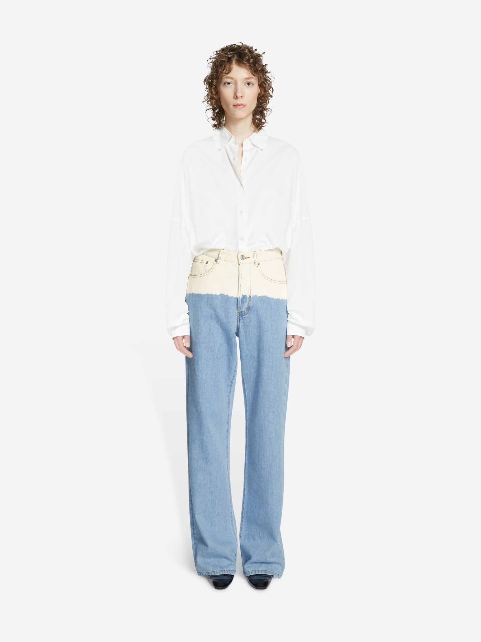 Wide bleach jeans - Women Denim Capsule | Dries Van Noten